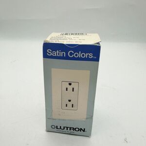 Lutron Satin Colors SCR-15-DS 15A Duplex Receptacle Desert Stone